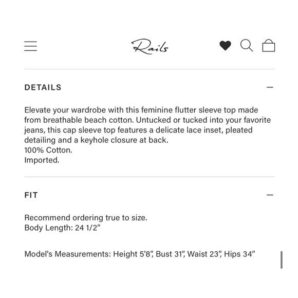 Rails NWT Filomena in Black Mini Floral - Size Small - Picture 6 of 14